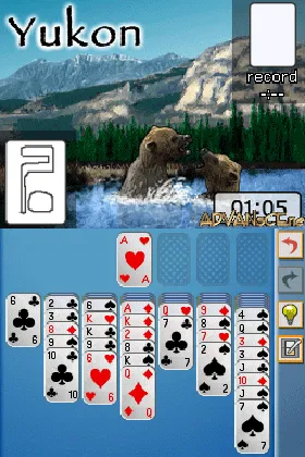 Solitaire (Europe) (En,Fr,De,Es,It) screen shot game playing